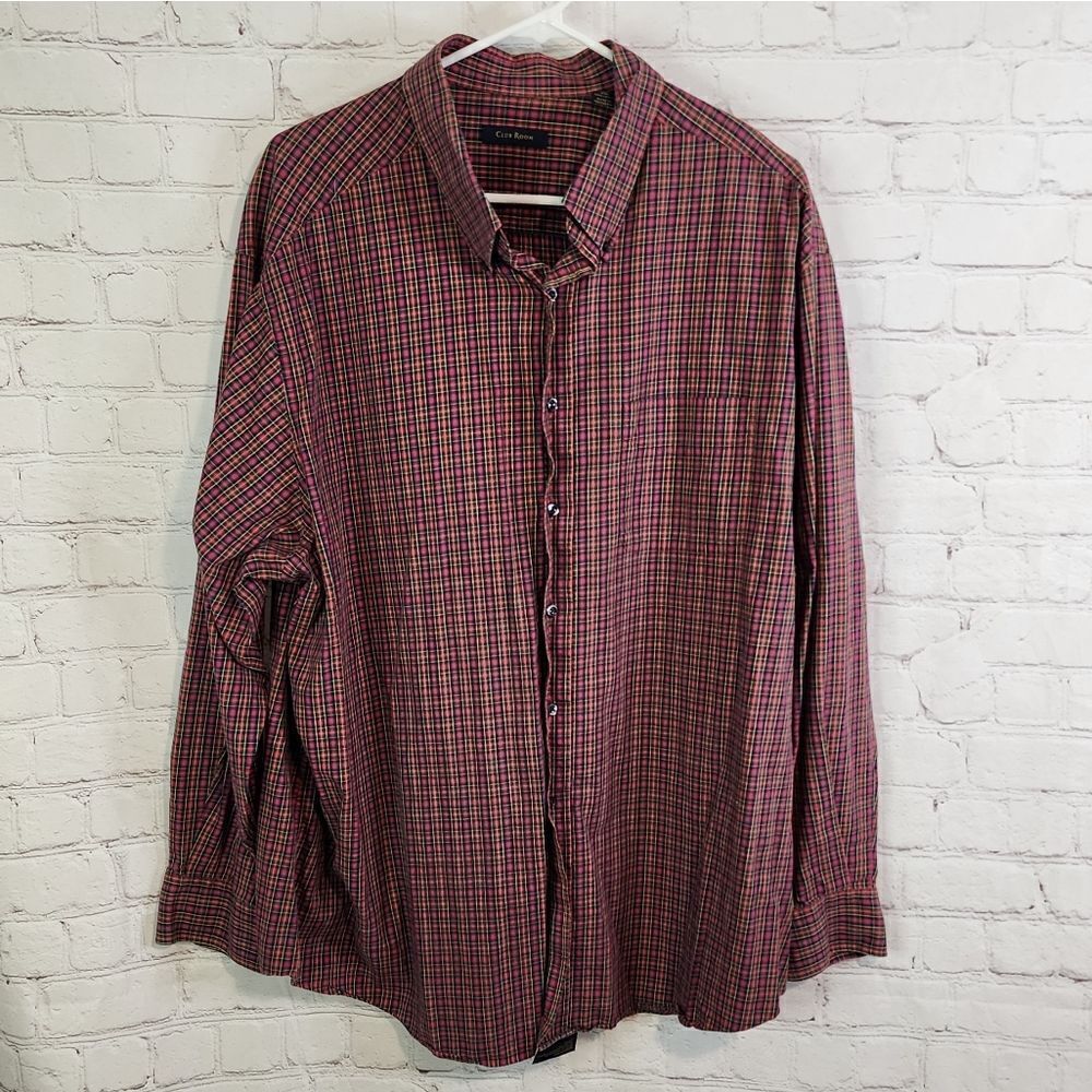 Men's Club Room longsleeve button-down shirt, size XXL